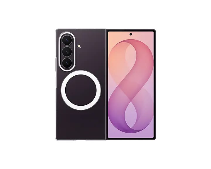 Galaxy Z Fold 8 Ultra Clear Magnet Case