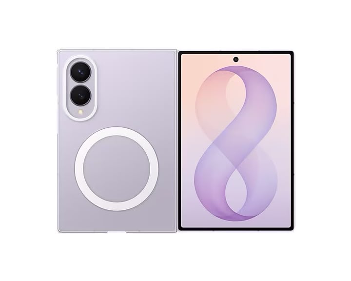 Galaxy Z Fold 8 Clear Magnet Case
